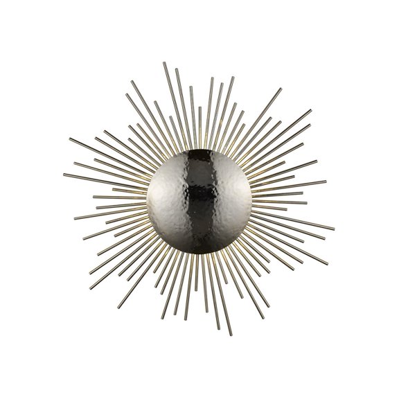 Avenue Lighting   Three Light Wall Sconce / Flushmount Marquee St. Polished Nickel - Exact Size - 8