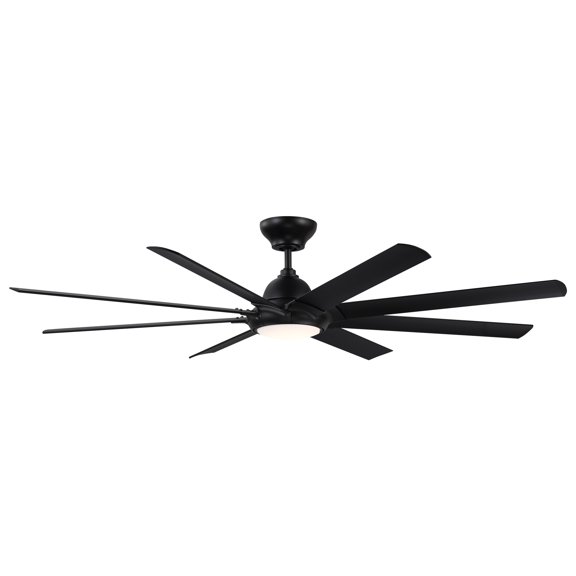 Modern Forms Hydra 80 Led Hydra 80" 8 Blade Indoor / Outdoor Smart Led Ceiling Fan - Black