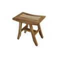 thumbnail image 6 of EcoDecors® Satori® 18" Teak Wood Shower Bench in EarthyTeak Finish, 6 of 11