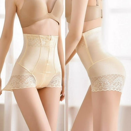 

Female Shaping Underwear Summer Thin Section Underpants Women Shaping Panties High Waist Shaping Boxers Hip-Lifting Bodyshorts Lady Zipper Belly Control Pants