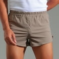 thumbnail image 6 of cllios Mens Athletic Shorts with Pockets Quick Drying Activewear for Gym Workout 3 Inch Classic Solid Fitness Training Shorts, 6 of 7