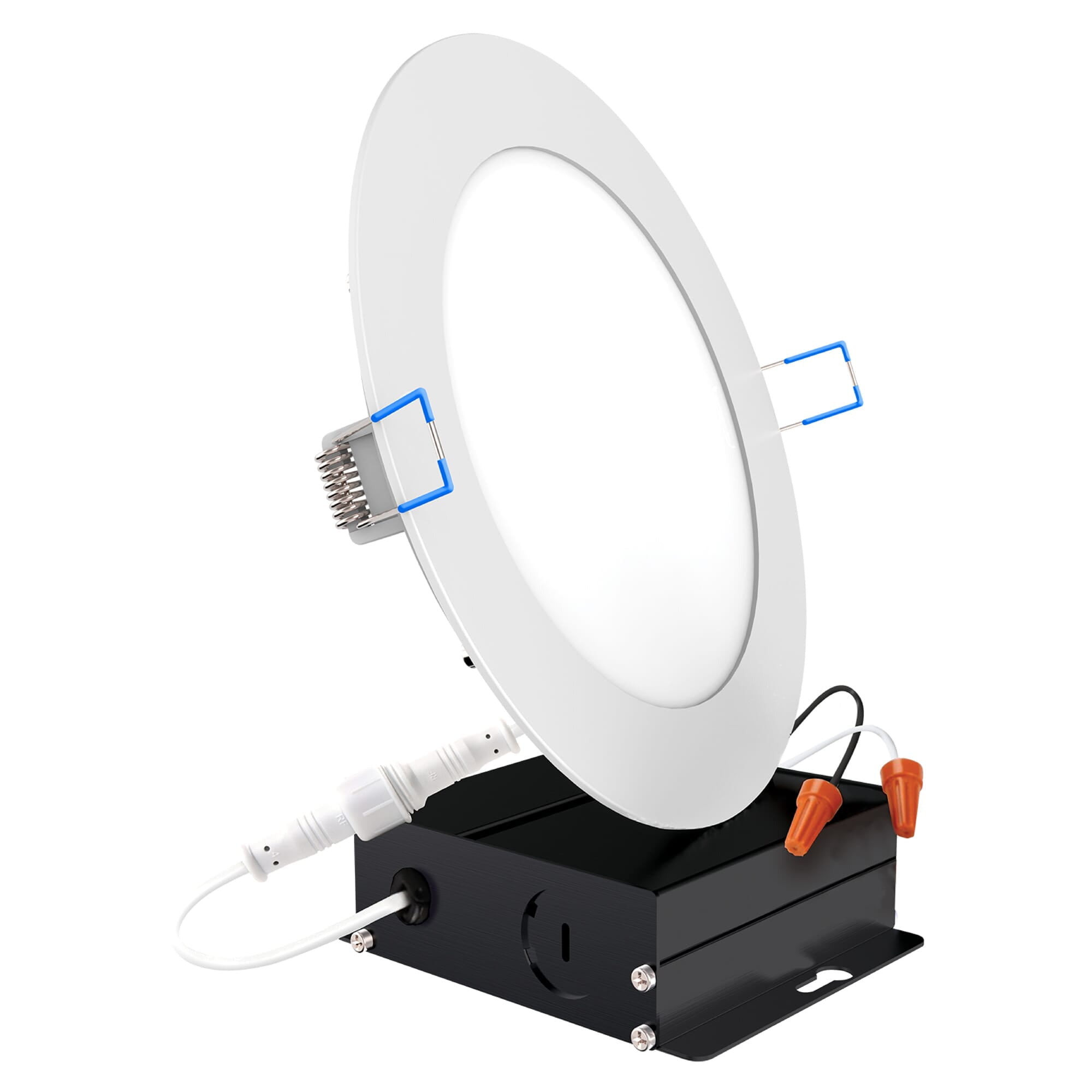 Sunco Lighting 6 Inch Slim LED Downlight with Junction Box, Dimmable, 14W (100W), 850 lm, 6000K