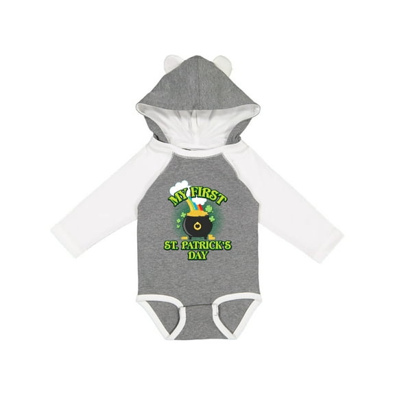 Inktastic My First St. Patrick's Day Boys or Girls Long Sleeve Baby Bodysuit