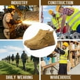 thumbnail image 6 of LAoutun Work Boots for Men Welding Steel Toe Boots Indestructible Construction Footwear Brown, 6 of 6
