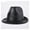Black, variant on Genuine Leather Fedoras Hat Men Brown Vintage Jazz Caps Classic Male Autumn Winter Retro Trilby Hat Gentleman Fedora ,Soft Feel