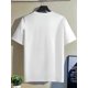 thumbnail image 2 of Girls' Casual Short Sleeve Round Neck T-Shirt - 100% Cotton Summer Top with Random Pink Bow Print, White Breathable Tee for Everyday Play & Outings, Girls Shirts, 2 of 6