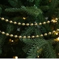 thumbnail image 5 of TOPRenddon 32.8 Feet Christmas Tree Beads Beaded Garland Strand Plastic Pearls Beads Garland Crystal Bead Roll for Christmas and Holiday Decorations (Gold), 5 of 5