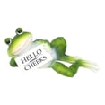 thumbnail image 5 of Corny Green Frog With Hello Sweet Cheeks Sign Decorative Toilet Topper Figurine, 5 of 6