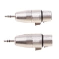 thumbnail image 1 of 2Pcs Mini 3.5mm a XLR Conector de adaptador de micrófono de para micrófono estéreo Baoblaze aux a xlr hembra, 1 of 7