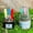 Blue, variant on Xinyolin 100Pcs/Bag Horticultural Ground Sign Easy to Write Waterproof with Hole Nursery Tray Round Head Succulent Plants Plant Label Garden Supply
