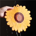 thumbnail image 4 of Wosthever Posavasos de corcho Salvamanteles de girasol Copa de PVC / Soporte para maceta Posavasos colgantes Almohadilla aislante Evitar marcas quemadas Mostrada Numero 3 Wosthever HA027528-03, 4 of 6