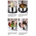 thumbnail image 5 of Szbaoan Food Grade Stainless Steel Mixing Bowls, 304 Commercial Kitchen Prep Containers, Multi Size Lard Oil Basins for Baking Cooking, Heavy Duty Metal Utensil Set, 5 of 5