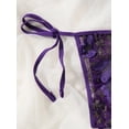 thumbnail image 4 of Purple Lingerie Set Butterfly Mesh, 4 of 5