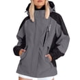 thumbnail image 1 of Breezora Veste Imperméable Résistante au Vent pour Femmes Imperméable Décontractée TTTG Taille Gris, 1 of 9