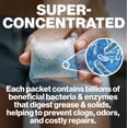 thumbnail image 4 of Walex Bio-Active Septic Tank Treatment Packets, 12 Count (1-Year Supply), Dissolvable Monthly Pods with Bacteria & Enzymes, Helps Prevent Backups & Odors, 4 of 6