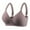 Coffee, variant on Odeerbi Plus Size Bras for Women Comfortable Breathable Underwear No Rims Coffee