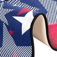 thumbnail image 6 of SKYSONIC American National Symbol Stars Runner Rug with Rubber Backing, United States Patriotic Non Slip Entryway Rug Runner Washable Soft Area Rug Carpet for Hallway Bedroom Kitchen Decor,2'x6', 6 of 6