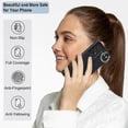 thumbnail image 3 of Funda de PU con anillo de cobertura total antideslizante para Samsung Galaxy A53 5g con pulsera, 3 of 5