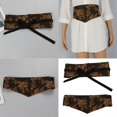thumbnail image 2 of Vintage Wide Waistband for Women Elegant Chinese Style Belt with Embroidery Flower for Ancient Clothing Mamianqun, 2 of 4