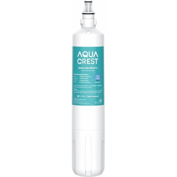 AQUA CREST F-2000 Water Filter, Replacement for InSinkErator® F-1000, F-2000, F-3000, AquaPure AP Easy C-Complete, 500 Gallons, NSF/ANSI 42