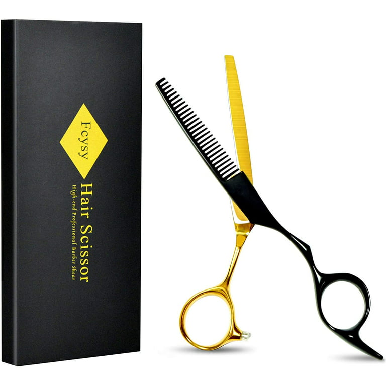 Hair Cutting Scissors Set Thinning Shears Set Texturizing Blending  Hairdressing Shear Haircut Salon Barber Scissor Kit Professional Shears for  Stylist, Men, Women 2pcs 6.5 Inch 