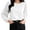 87#White, variant on Women's Sweaters Women's Blouse Soft Puff Long Sleeve Shirt Tops Lightweight O Neck Tunic Tops For Spring Fall S 5XL