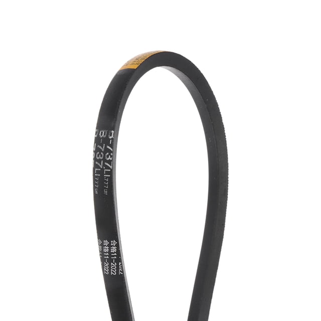 Unique Bargains B-737 V-Belts Drive Belt, Rubber, for Power Transmission, 2 Pack