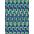 thumbnail image 1 of Ahgly Company Machine Washable Indoor Rectangle Transitional Mint Green Area Rugs, 2' x 4', 1 of 7