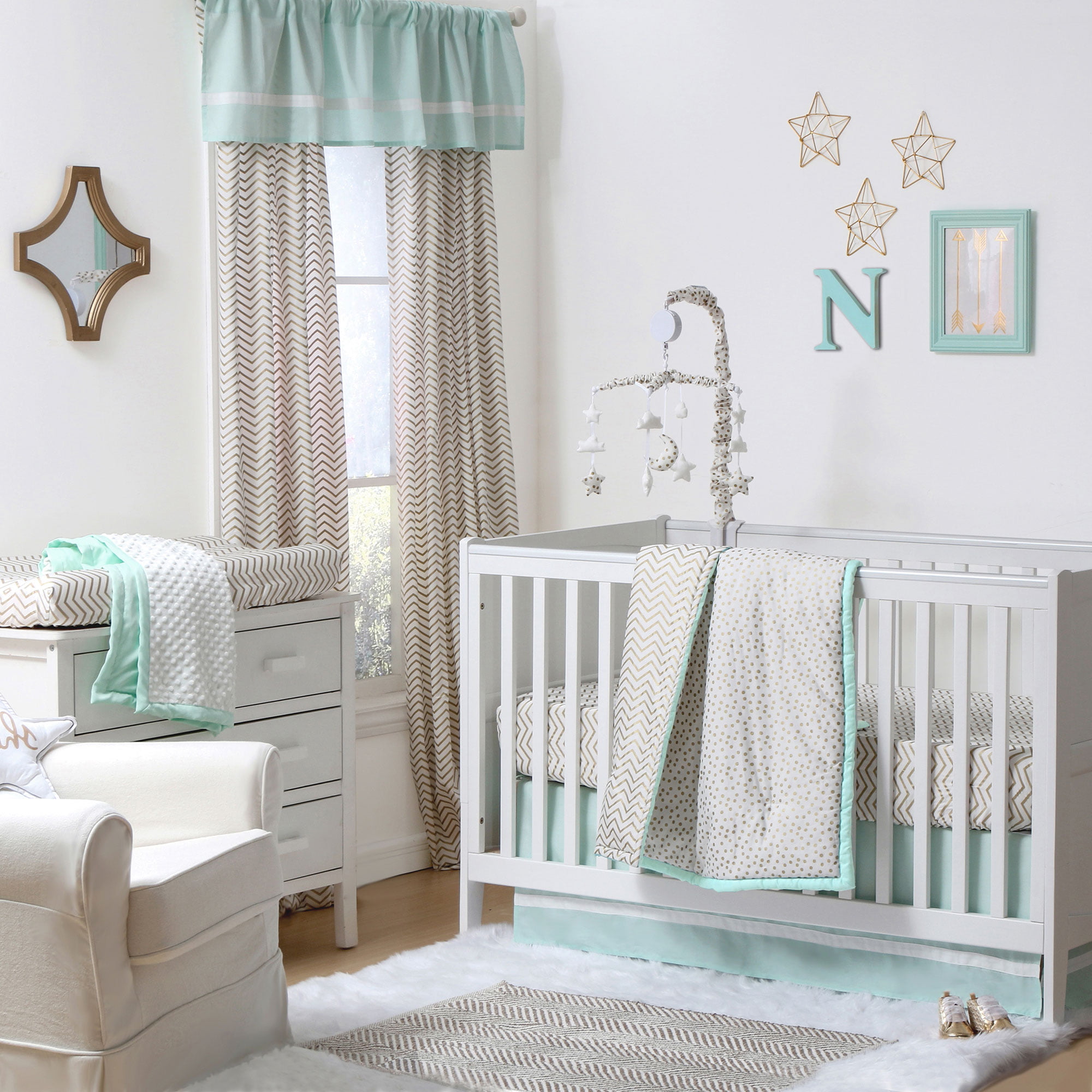 Trend Lab Shell Baby Nursery Crib Bedding CHOOSE FROM 3 4 5 6 7 PC Set