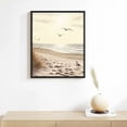 thumbnail image 2 of ONETECH Neutral Landscape Artwork Modern Dandelion Wall Art Ocean Landscape Picture Small Seashell Artwork Neutral Beach Painting Pampas Grass Canvas Wall Art for Living Room12x16in, 2 of 4