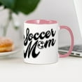 thumbnail image 4 of CafePress - Soccer Mom - 11 oz Ceramic Mug - Novelty Coffee Tea Cup, 4 of 6