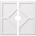 thumbnail image 2 of Ekena Millwork CMP34EY2-05000 34 Po x 5 Po Médaillon de Plafond Contemporain en PVC de Qualité Architecturale - 2 Pièces, 2 of 4