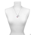 thumbnail image 2 of Delight Jewelry Silvertone Domed Multi Color RNA She is Clothed in Stength and Dignity Charm Necklace, 20"+3", 2 of 4