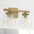 thumbnail image 2 of 142721AD-518-Capital Lighting-Dillon - 2 Light Bath Vanity-Aged Brass Finish, 2 of 9