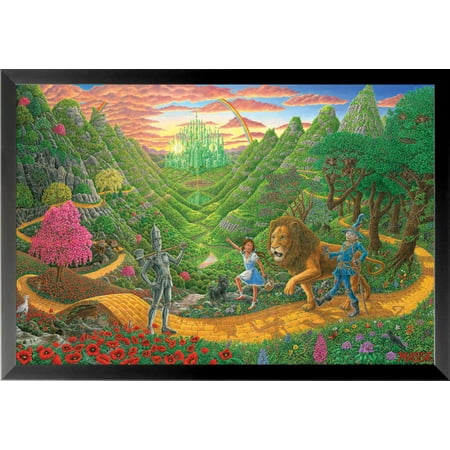 UPC: 0786024248276 | FRAMED Wizard of Oz by Tom Masse 30×20 Hidden Images Art Print Poster