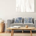 thumbnail image 3 of Stupell Industries Traditional Blue Flowers 2 Piece Decorative Printed Throw Pillow Set, 18 x 18, 3 of 8