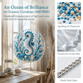 thumbnail image 2 of Ocean Animal Diamond Painting Kit,Beach Diamond Art, DIY Diamond Art Hanging Ornament Kit,Home Decor & Wall Decor,10in Acrylic Summer Coastal Window Suncatcher Craft Kit-D, 2 of 7
