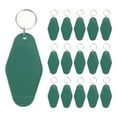 thumbnail image 1 of Unique Bargains Vintage Motel Keychain Blank Hotel Keychains Rhombus Retro Key Tag, Dark Green, 16 Pack, 1 of 7