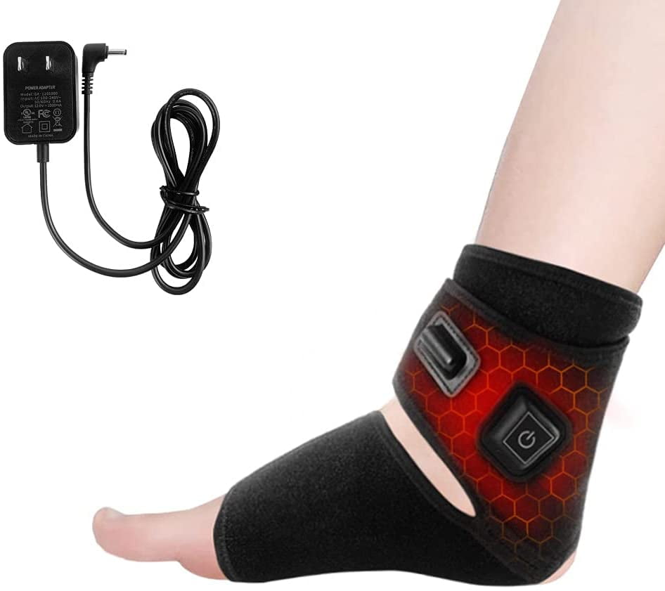 Heating Ankle wrap,Heated Ankle Brace, Warm Compress for sprained