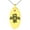 Gold, variant on Tioneer Stainless Steel Aztec Truth & Wisdom Eagle Rune Engraved Small Oval Charm Pendant Necklace
