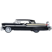 1957 Mercury Montclair Tuxedo Black 1/87 (HO) Scale Diecast Model Car by Oxford Diecast