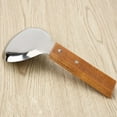 thumbnail image 4 of Masteelf Rice Spoon Stainless Steel Rice Scooper Kitchen Cooking Utensil Rice Paddle Soup Spoons with Wooden Handle for Thai Chinese Asian Brown, 4 of 10