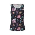 thumbnail image 4 of Gaeub Roses Flowers Women's Workout Tank Tops Lightweight Sleeveless Shirts for Women for Athletic Running Tennis Yoga - Large, 4 of 9