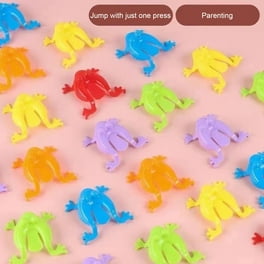 TOYMYTOY Jeu de grenouilles sautillantes pour enfants et tout-petits 24 pièces (couleur aléatoire