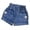 Z24-Blue, variant on LRen Girls Shorts Size 10-12 Y2k Baggy High Elastic Waisted Denim Shorts Cute Bow Embroidery Girls Jean Shorts Trendy Summer Streetwear