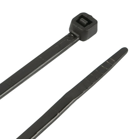 Performance Tool W2915 100pc 14-Inch Cable Tie, Black With Tensile Strength 50 Lbs