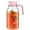 Pink, variant on VA1KENE Glass Pitcher with Lid, Mason Jar Pitcher with Spout and Handle for Lemonade, Iced Drinks, and Sun Tea 64oz Gray