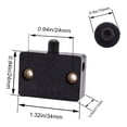 thumbnail image 3 of 4 Pcs Cabinet Door Switch Cabinet Lamp Switch Drawers Open on Close Door Applicable to 12V 24V 110V Black, 3 of 6