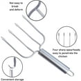 thumbnail image 3 of NOGIS Stainless Steel Turkey & Roast Lifters, Set of 2 - Turkey and Poultry Lifters Roaster Poultry Forks Great for Thanksgiving, Transfer Turkey or Ham Easily, 3 of 7