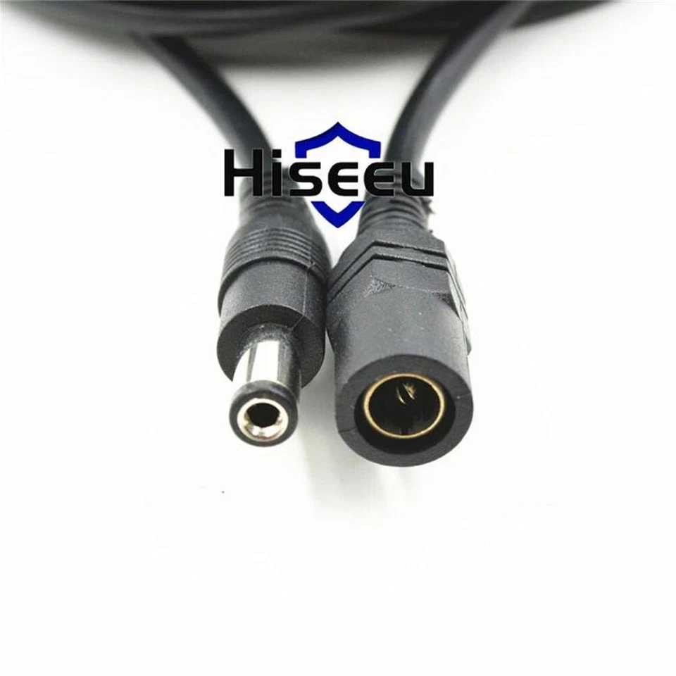 BUTTERFLY- Hiseeu 30Ft 5.5Mm X 2.1Mm 12V Dc Power Extension Cable For Security Ip Camera